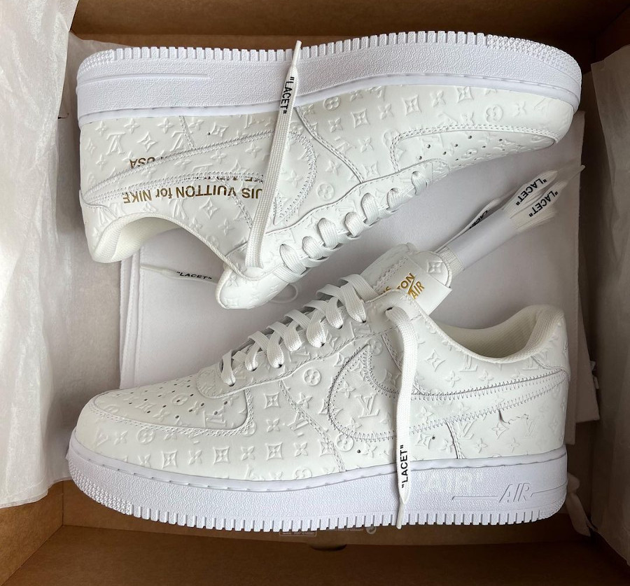 Nike Air Force 1 LV x Louis Vuitton par Virgil Abloh Drop 1 été 2022