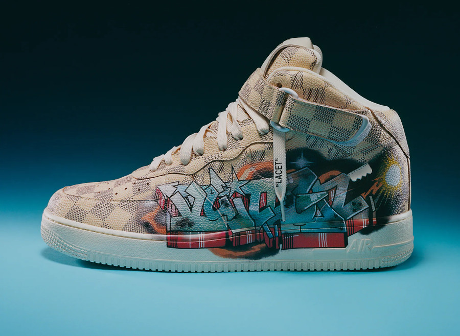 Custom Air Force 1 Louis Vuitton : La paire de luxe qu'il vous faut !