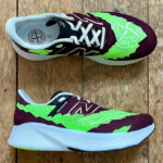 New Balance FuelCell RC Elitev2 bordeaux et vert fluo (5)