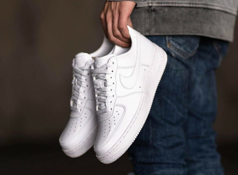 Nike Air Force 1 blanche 40ème anniversaire on feet (1)