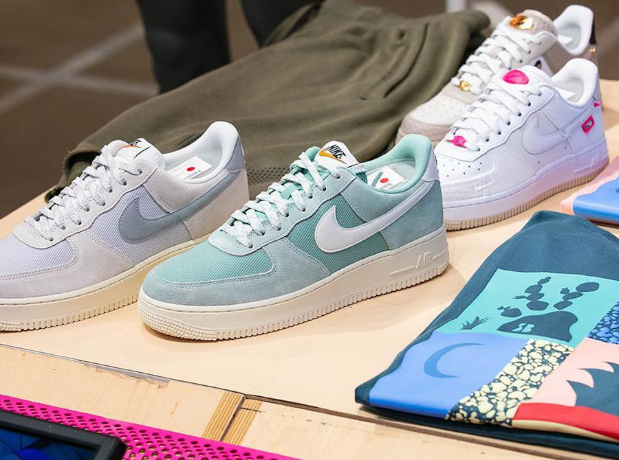 Nike Air Force 1 vert émail certifié frais (1)