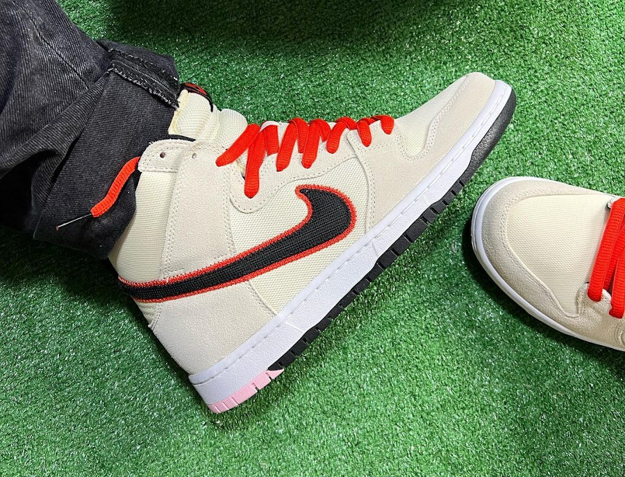 Nike Dunk High SB MLB beige (5)