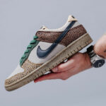 Nike Dunk Low mousse dorée (couv)