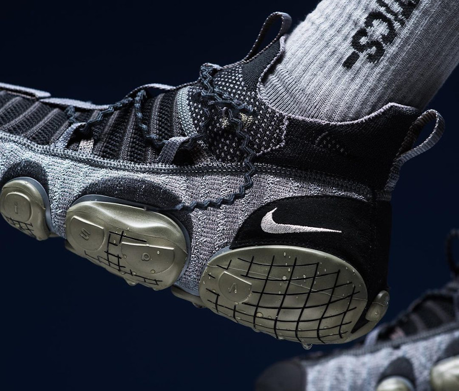 Nike ISPA Link noire grise et vert kaki (2)