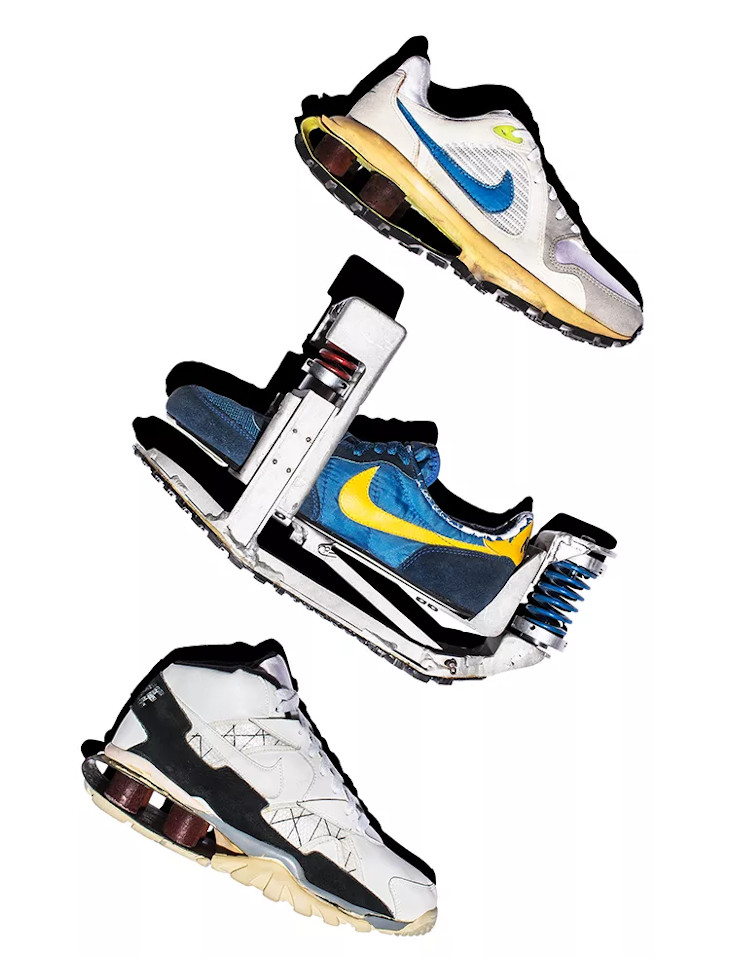Prototypes de la Nike Shox