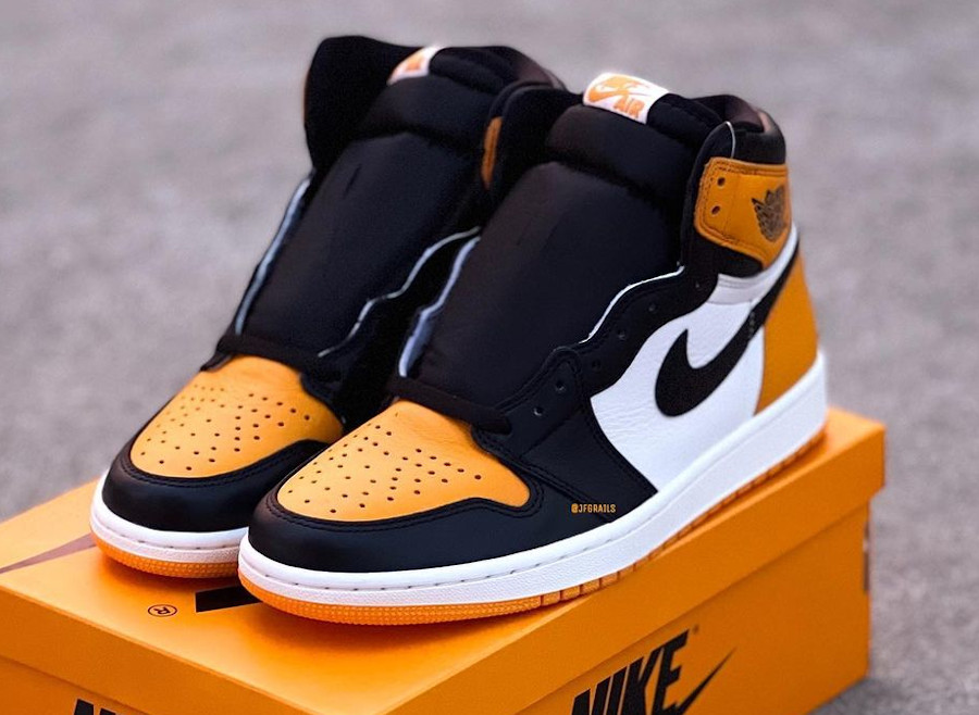 Air Jordan 1 jaune et noire 2022 (couv)