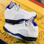 Air Jordan 5 Retro blanche et violette (4)