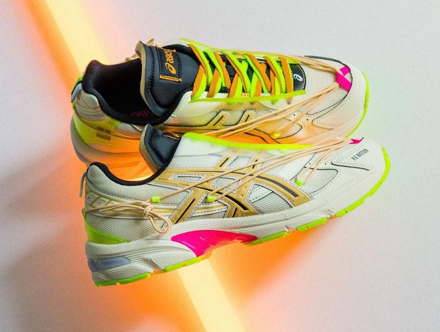 Asics rose et shop jaune