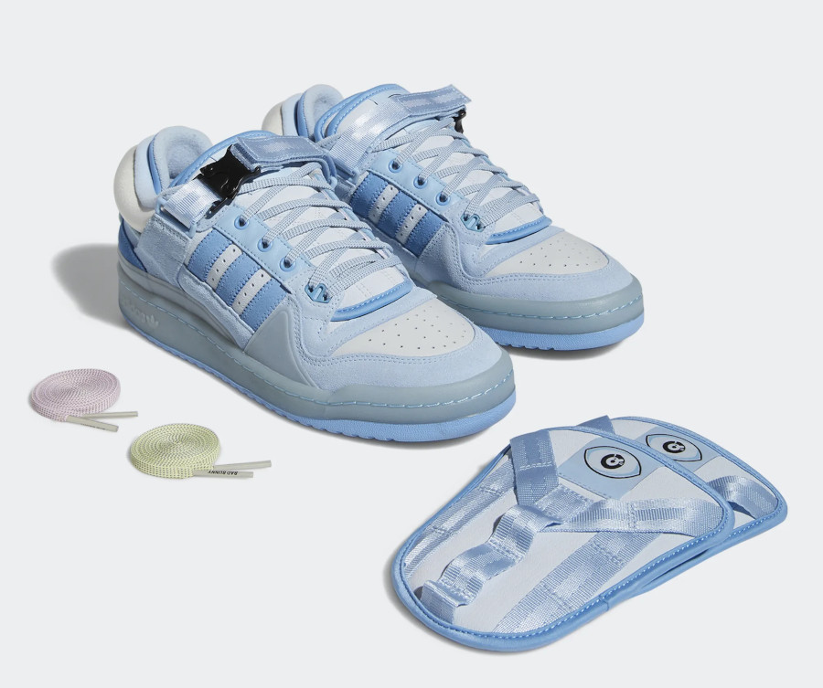 Bad Bunny x Adidas Forum Blue Tint