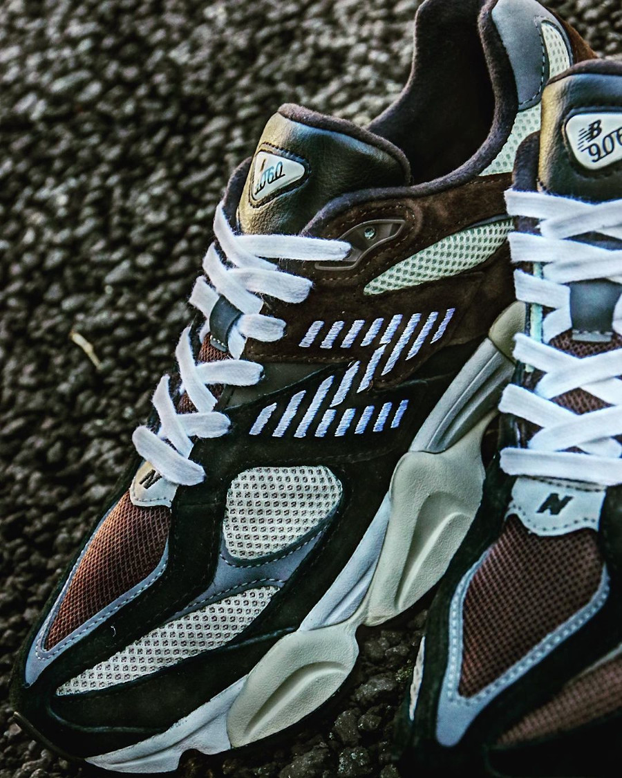 New balance bleu deals et marron