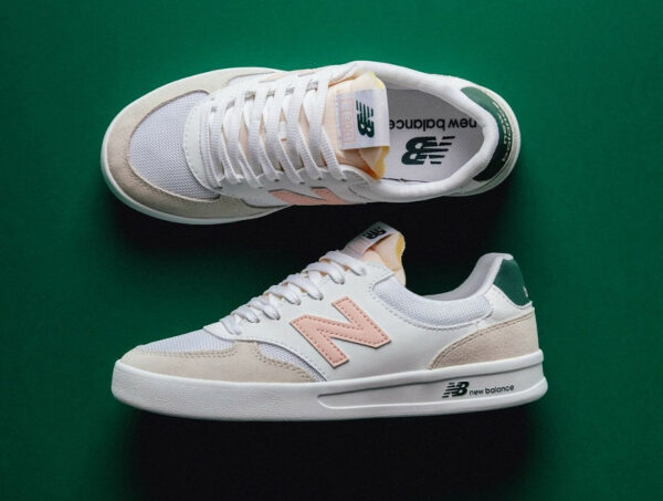 New Balance CT 300 V3 blanche verte et rose (2)