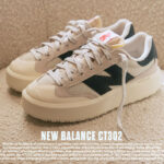 New Balance CT302 blanc cassé bleu marine et rouge (3)