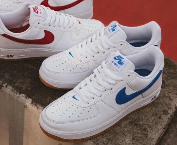 nike air force one bleu blanc rouge