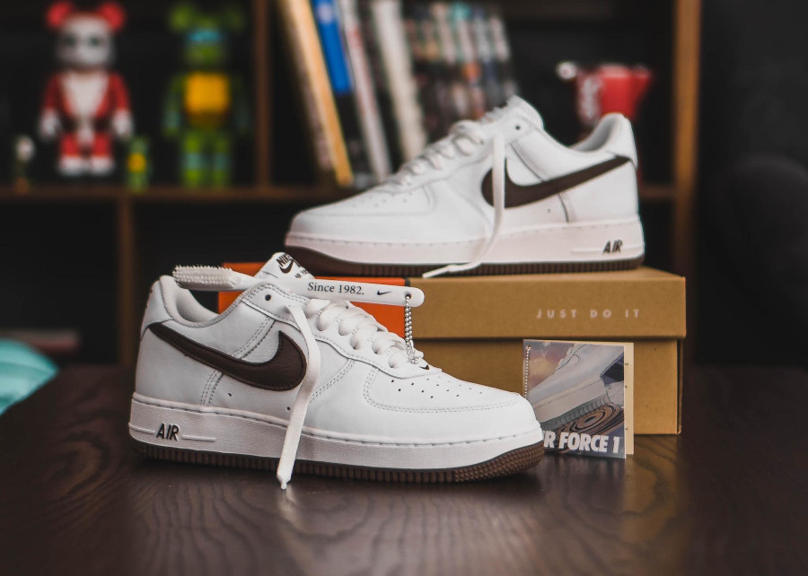 Air force 1 blanche et marron 2025