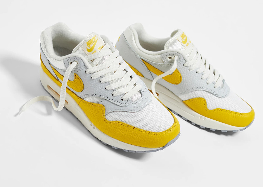 Nike Air Max 1 OG blanche grise et jaune (1)