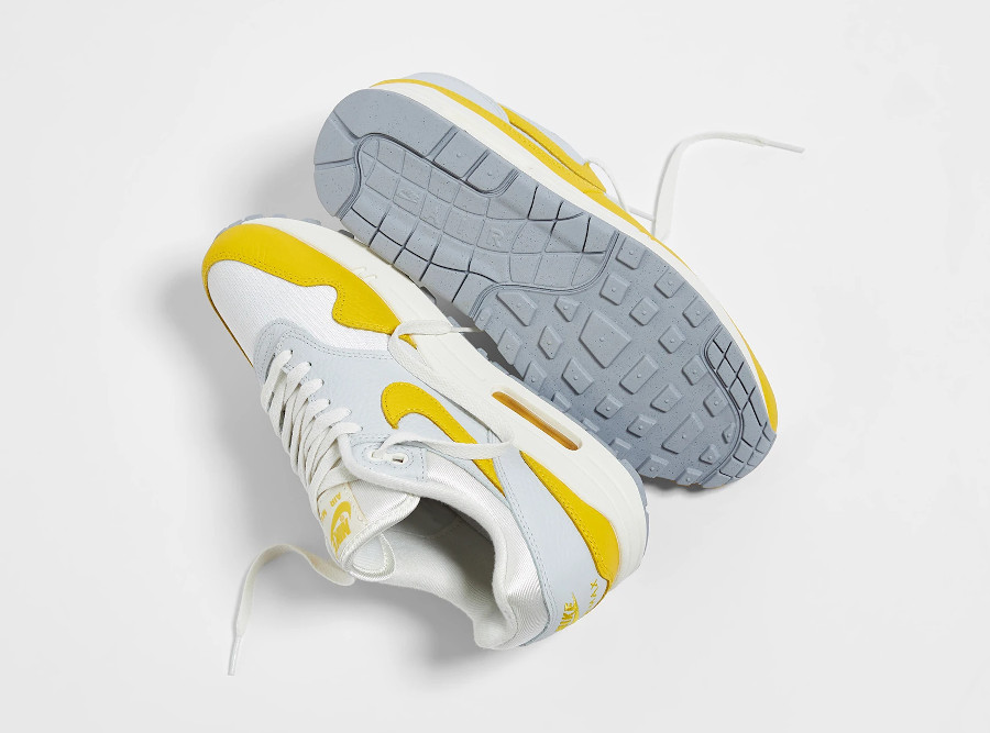 Nike Air Max 1 OG blanche grise et jaune (5)