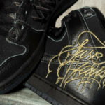 Nike Dunk High Pro SB x Faust Black and Metallic Gold