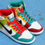 Nike Dunk High Pro SB Mismatched rainbow (1)