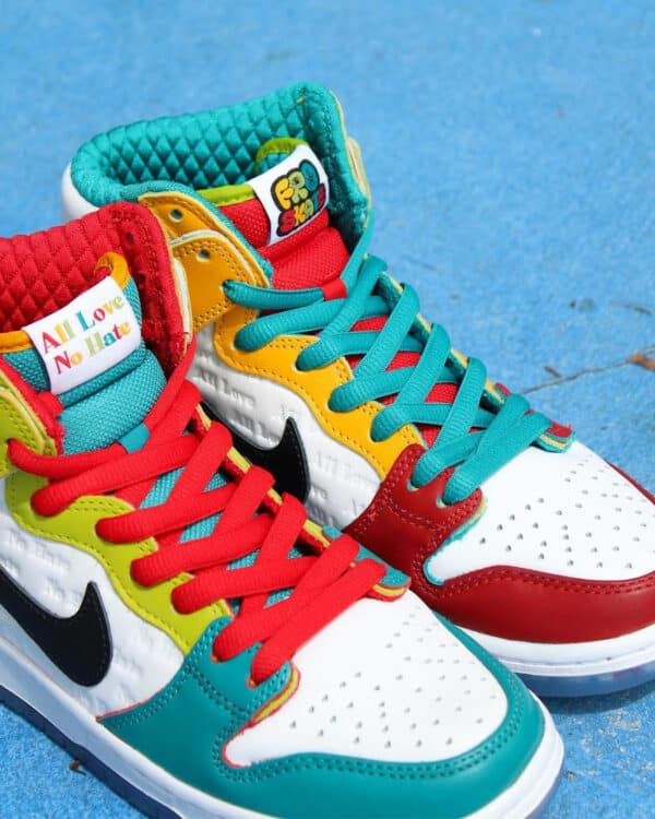nike sb dunk high pro x froskate all love