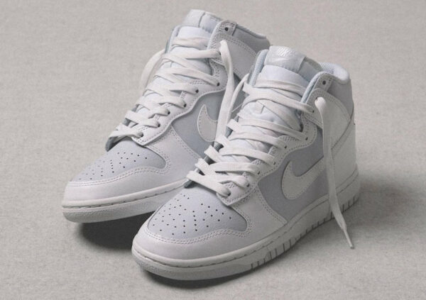 Nike Dunk High blanche et grise (3)