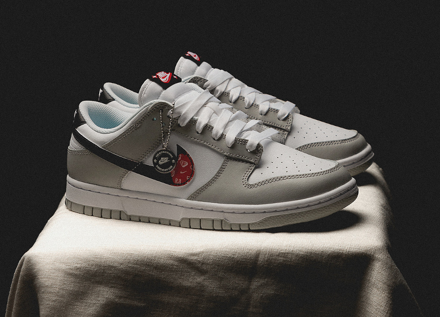 Nike Dunk Low Loterie grise DR9654-001 (3)