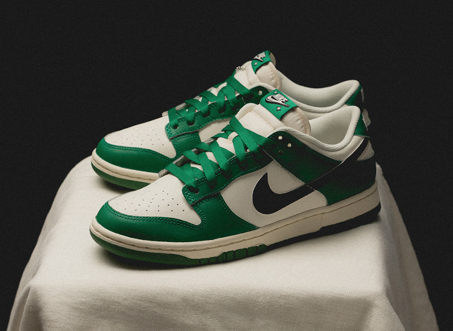 Nike Dunk Low Loterie verte DR9654-100 (2)