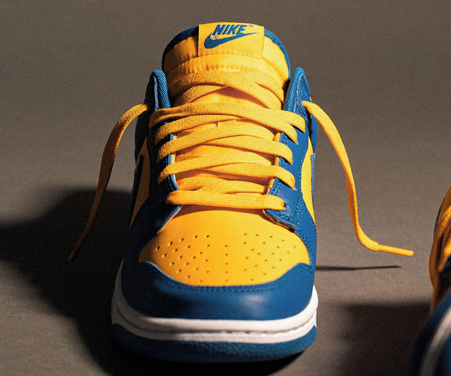 Nike Dunk Low Retro jaune et bleue 2022 (3)