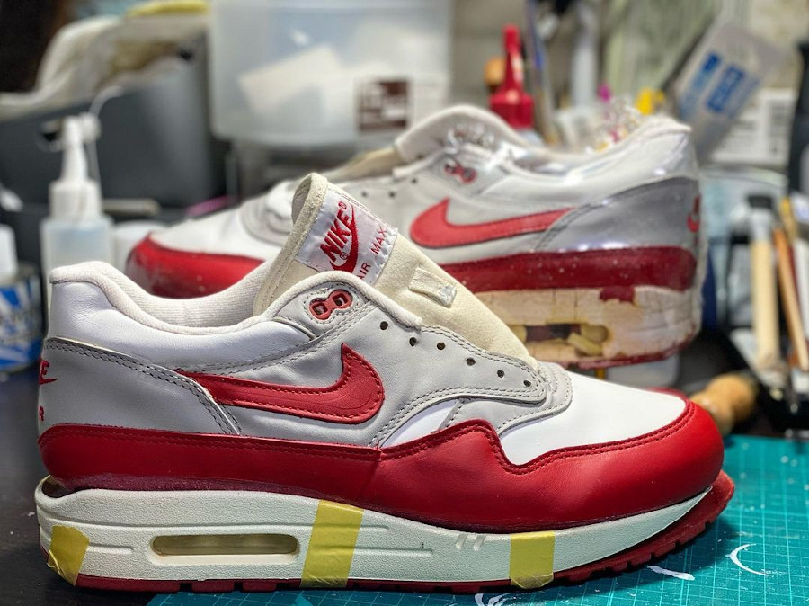 1997 Nike Air Max 1 Leather SC OG Red @yuzy0113