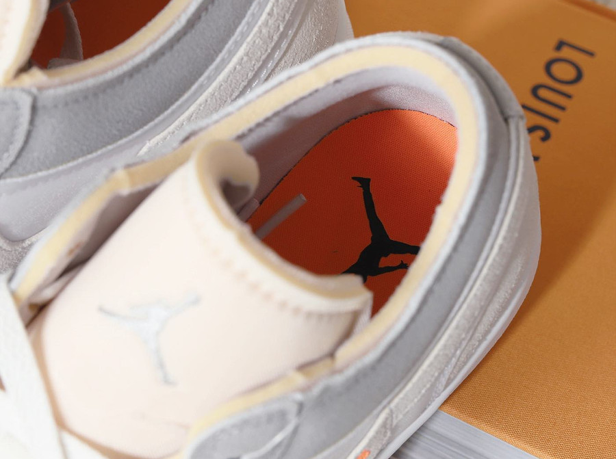 Air Jordan 1 Low SE Craft inversée blanche crème et grise (5)