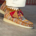 Clarks Wallabee rayures multicolore 2022 (6)