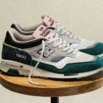 New Balance 1500 grise vert foncé et rose (5)