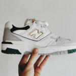 New Balance 550 blanche verte et jaune (2)