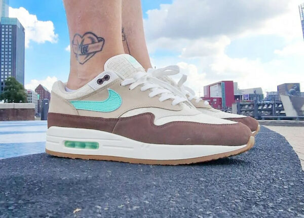 Nike Air Max 1 marron moyen mousse menthe (5)