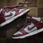 Nike Dunk Hi grise et violette (3-1)