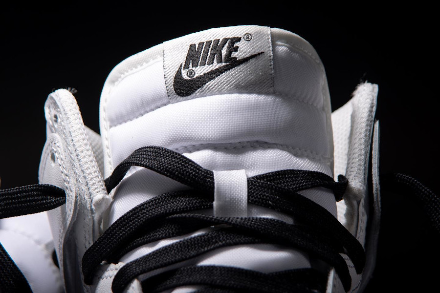 Nike Dunk High blanche et noire (4)