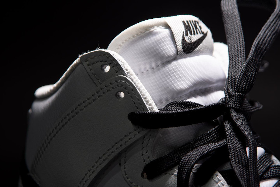 Nike Dunk High blanche et noire (5)