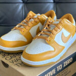 Nike Dunk Low Next Nature blanche et marron jaune 3 150x150