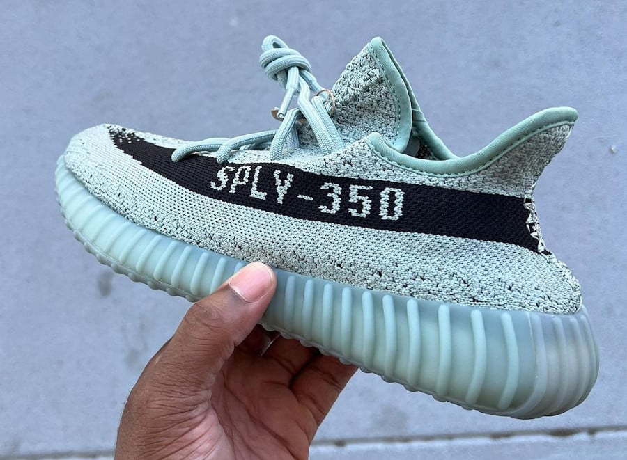 Adidas Yeezy Boost 350 vert pâle (4)