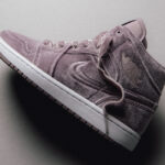 Air Jordan 1 Mid en velours violet (4)