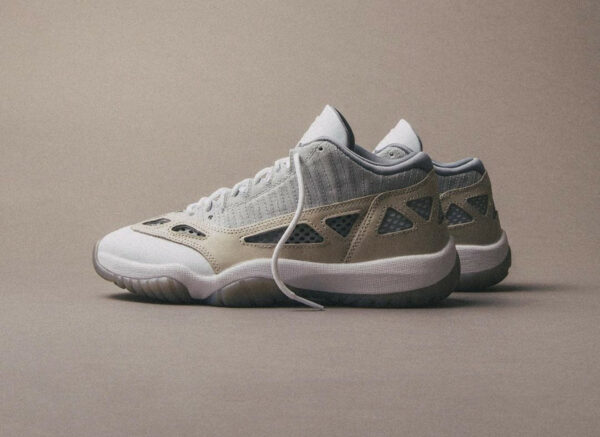 Air Jordan 11 Low IE grise blanche et marron (1)