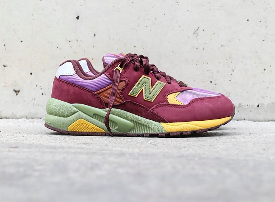 New balance 580 Bordeaux top