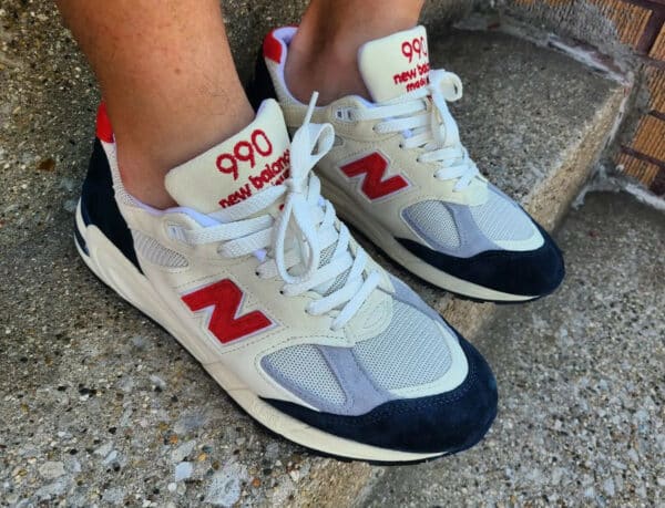 New Balance 990v2 Independence Day on feet (1)