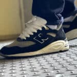 New Balance 990v2 noire grise et vert olive (4)