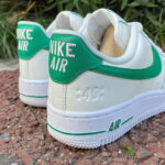 Nike Air Force 1 basse beige et vert 40th anniversary (8)