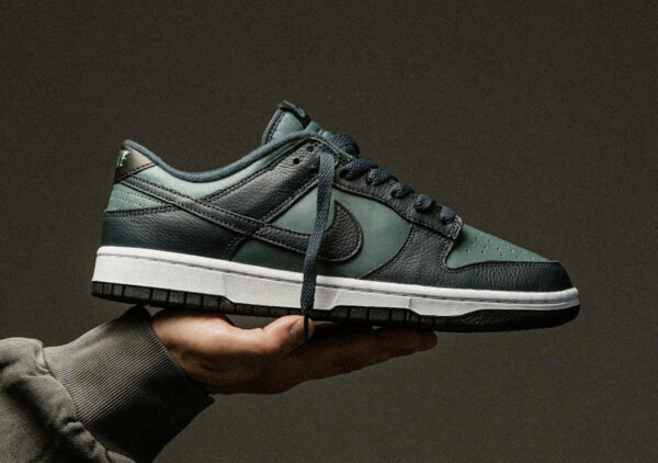 Nike Dunk Low bleu foncé et vert ardoise (1)