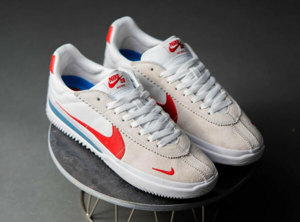 Nike SB Blue Ribbon Sports blanche bleue et rouge 0 600x444