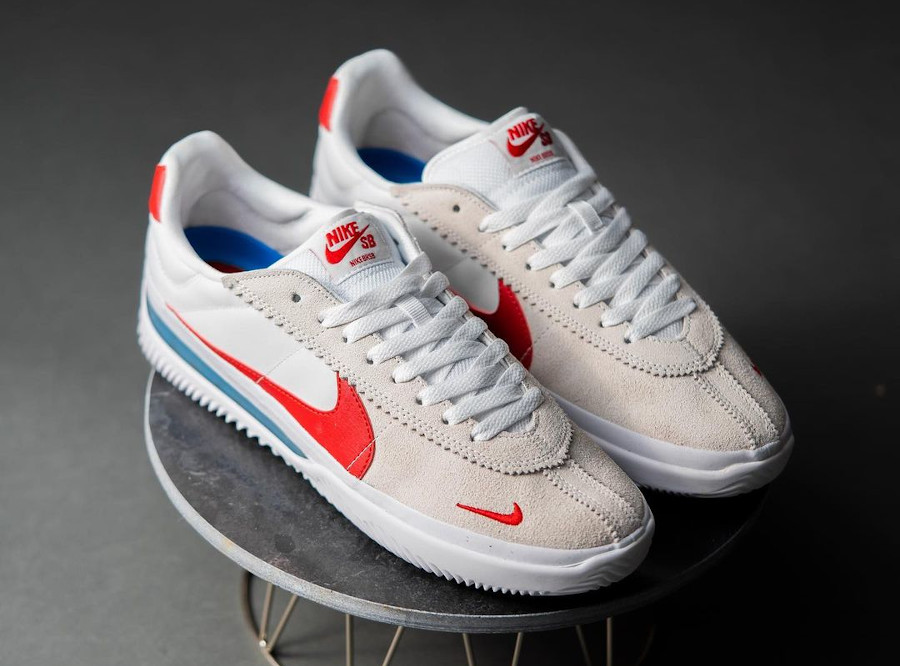 Nike SB Blue Ribbon Sports blanche bleue et rouge (0)