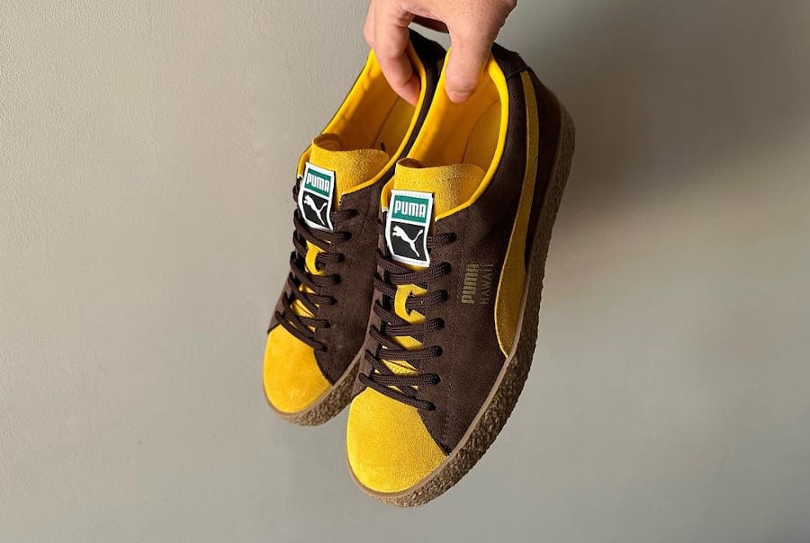 Puma Hawaii marron et jaune (7)