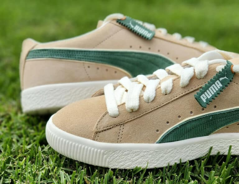 puma suede verte homme
