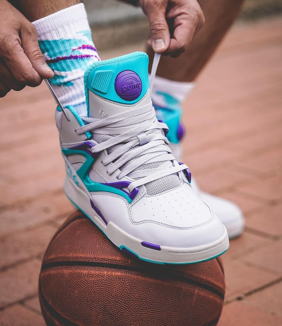 Reebok pumps femme violet top